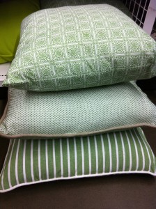 naomi freier interiors green cushions