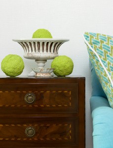 live breathe decor blue green citrus
